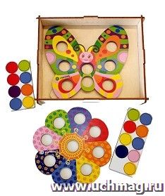 Игра-мозаика "Бабочка с Цветочком"