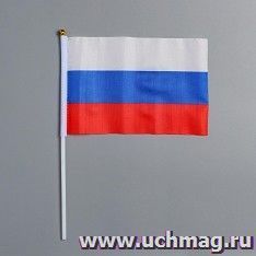 Флаг Российской Федерации, 14*21 см — интернет-магазин УчМаг