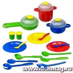 Набор детской посуды "Семейный обед", 20 предметов — интернет-магазин УчМаг