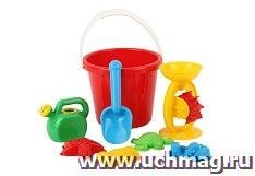 Детский песочный набор, 8 предметов — интернет-магазин УчМаг